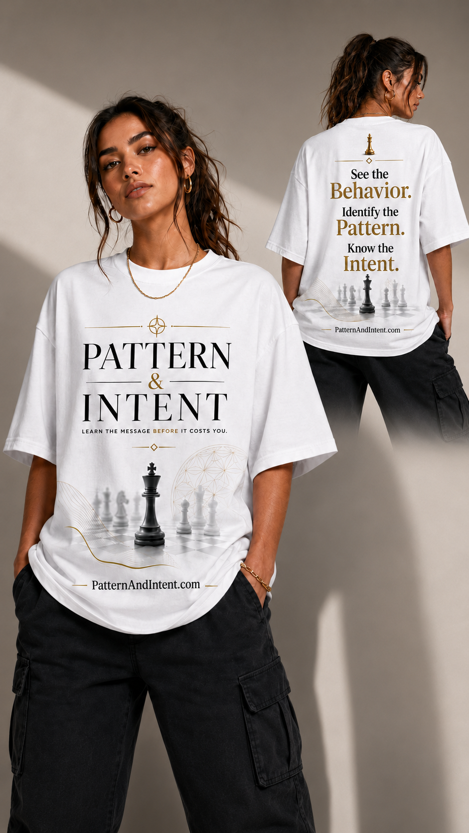 P&I Streetwear Tee — "Know the Intent"
