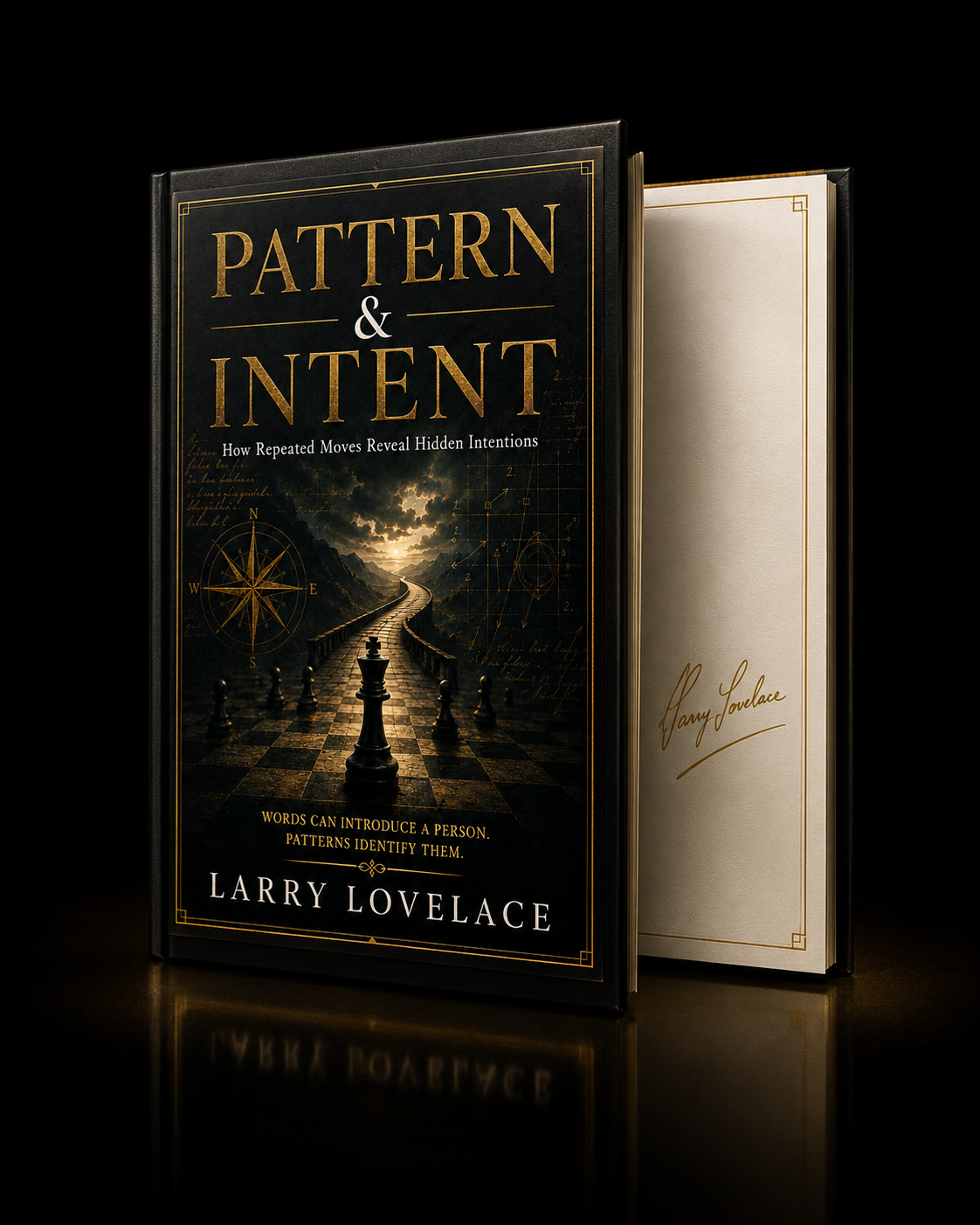 Autographed hardcover of Pattern & Intent
